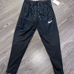 Men's Nike Essential Running Woven Training Pants Black Size DM1148-010 NEW